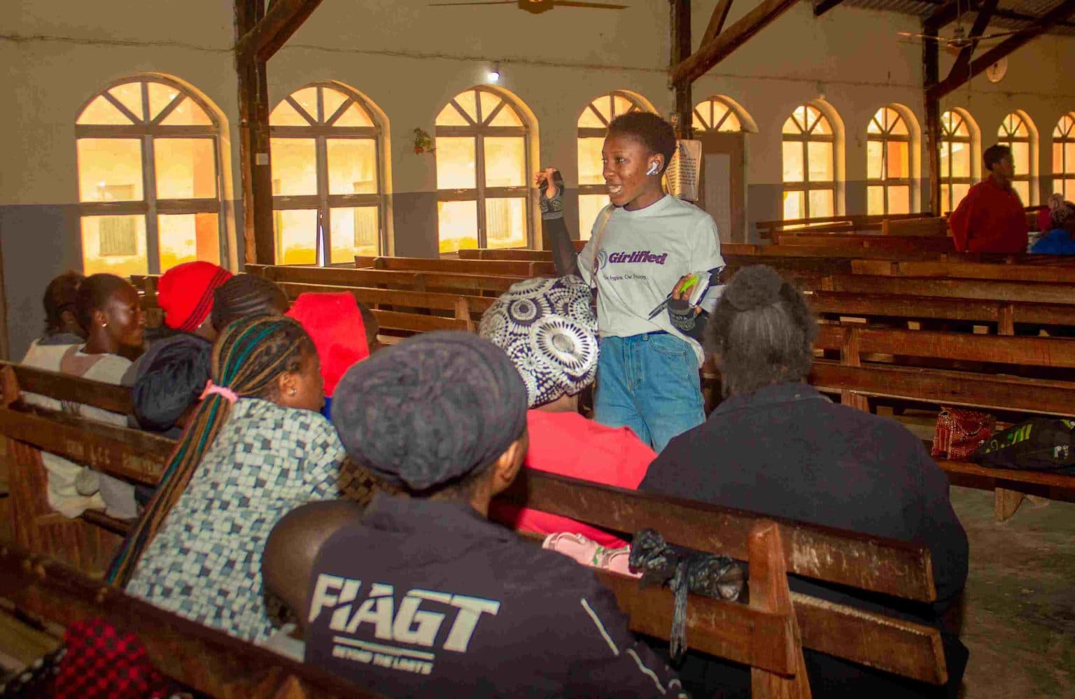 Focus group discussion led by Nyipoji Kani